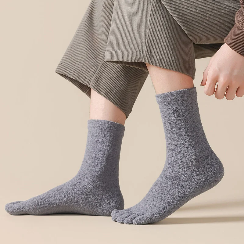 6/12 คู่ ถุงเท้าแยกนิ้วเท้าหนา - Toe Sock Split บทวิจารณ์และราคา