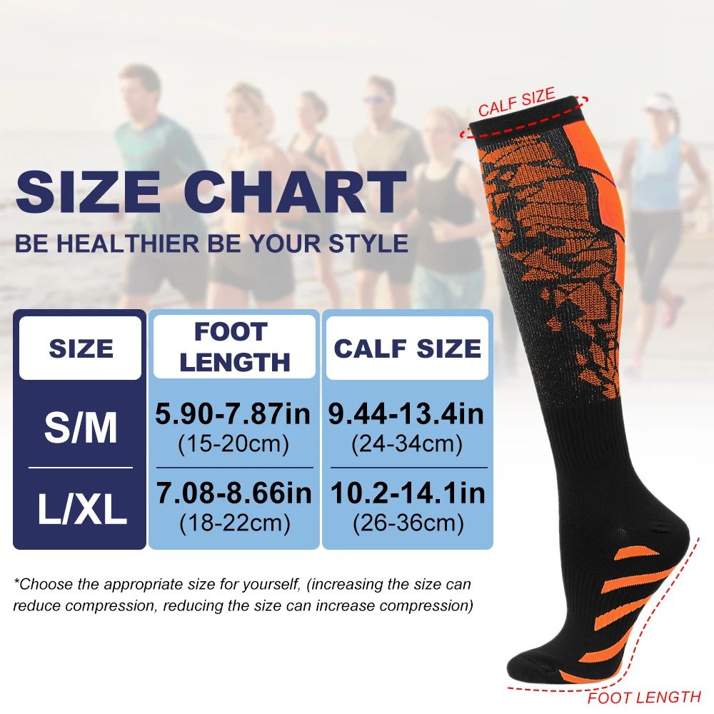 WRELS ถุงเท้ารัดกล้ามเนื้อ 1/2 - Compression Sock Medical บทวิจารณ์และราคา