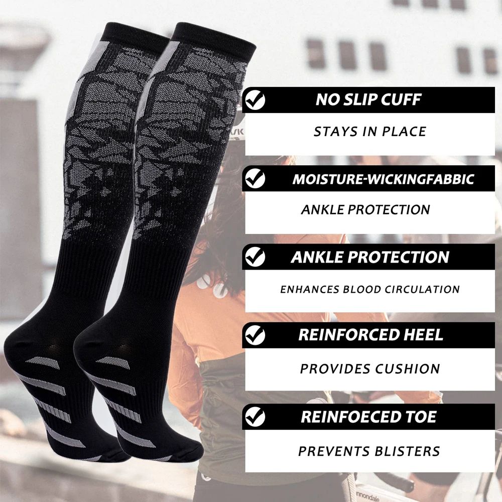 WRELS ถุงเท้ารัดกล้ามเนื้อ 1/2 - Compression Sock Medical บทวิจารณ์และราคา