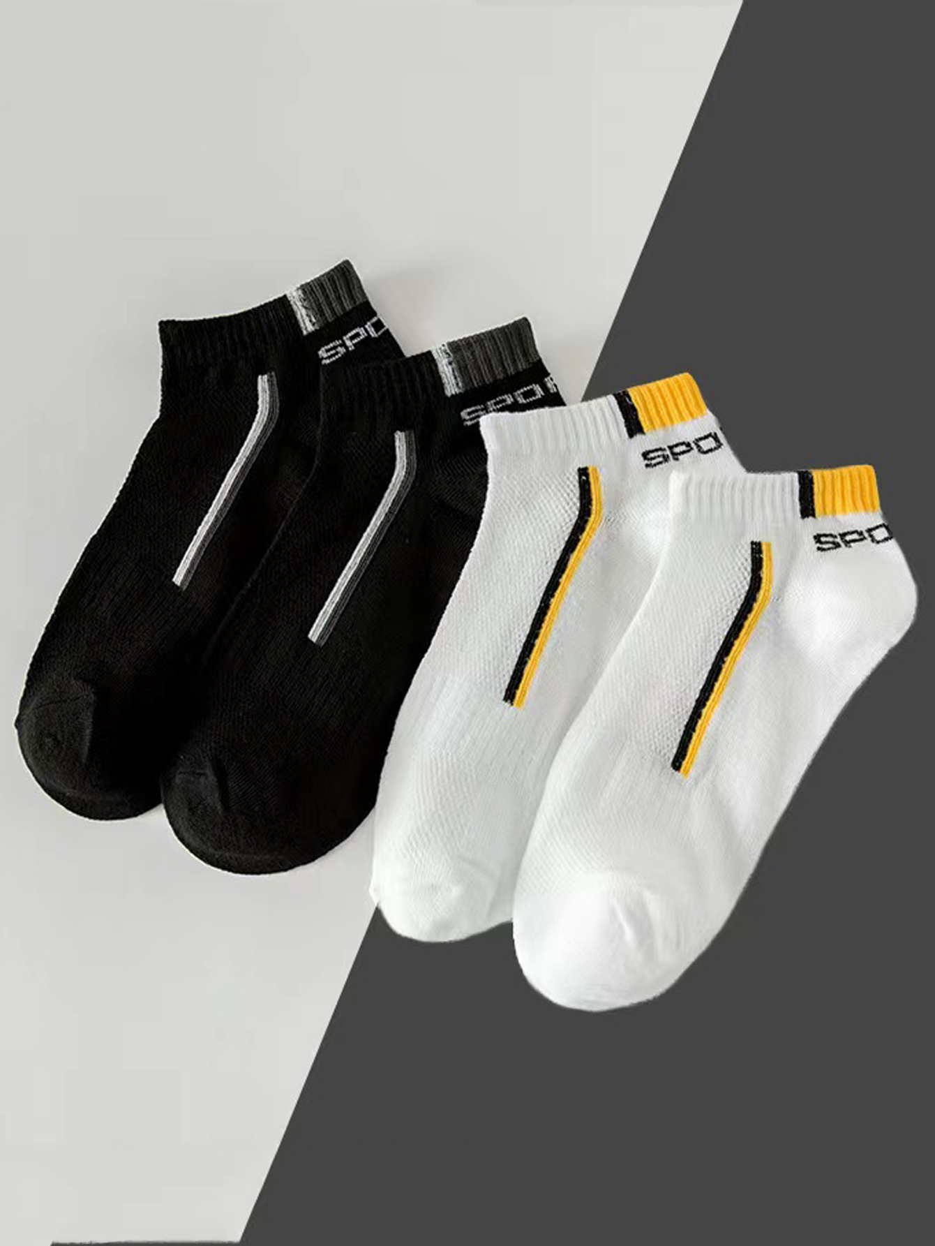 ถุงเท้าข้อสั้นผู้ชายกันลื่น 5/ - Ankle Sock Low Cut บทวิจารณ์และราคา